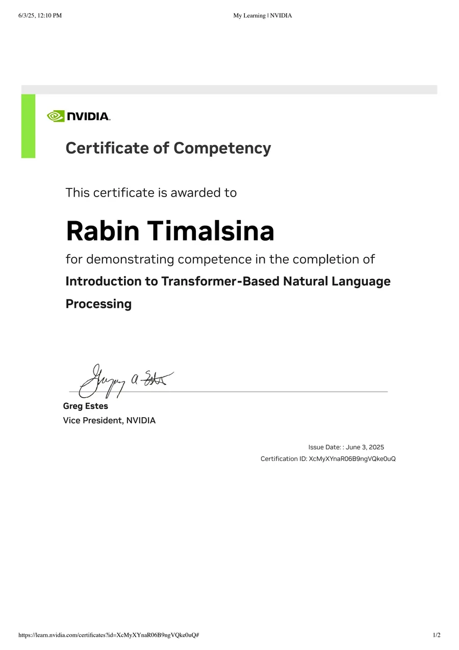 Introduction to Transformer-Based Natural Language Processing — NVIDIA